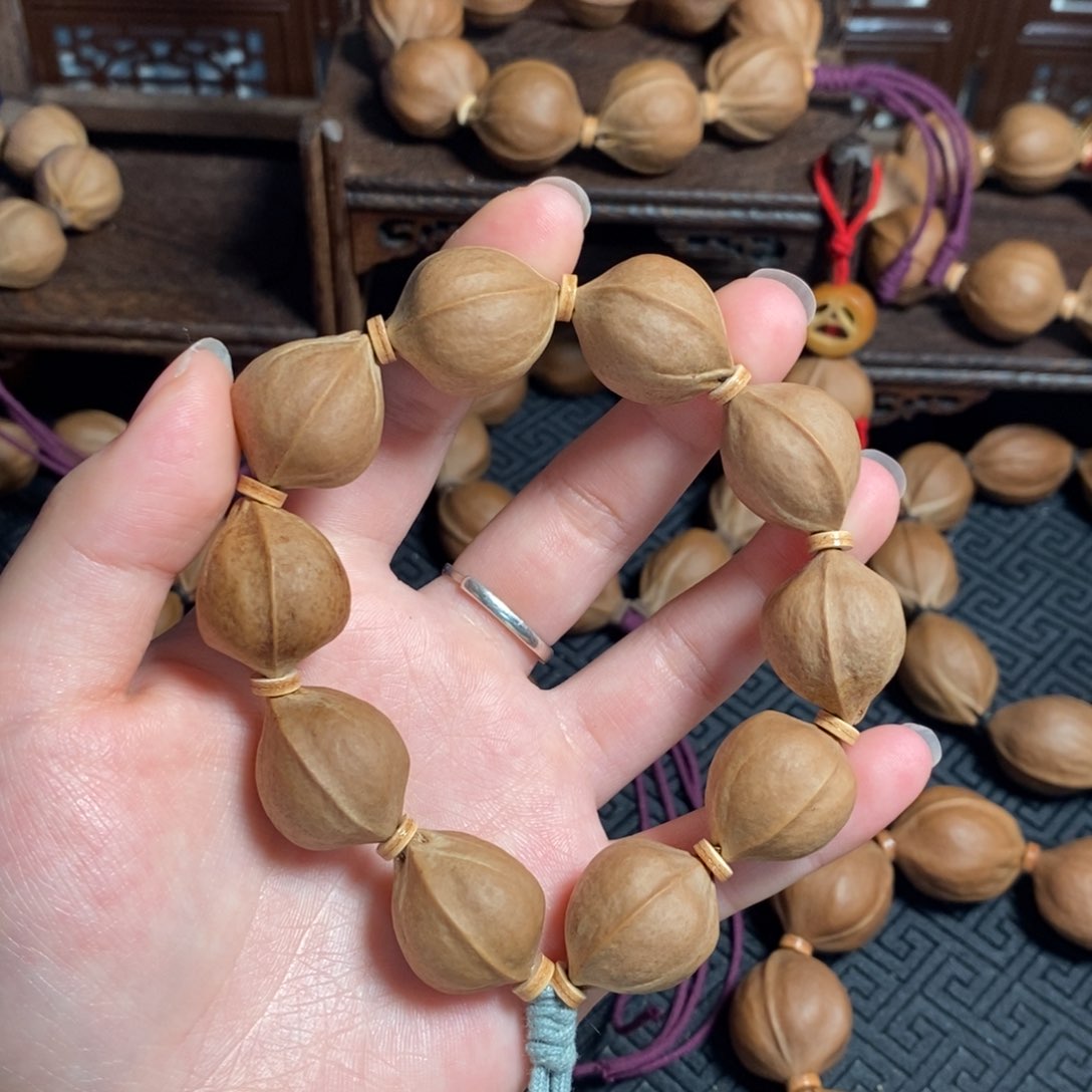橄榄核手串/手链霸**爷1823梅林铁三花橄榄核