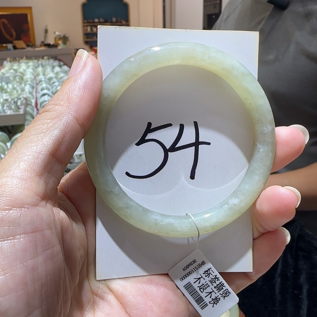 和田玉未镶嵌手镯566