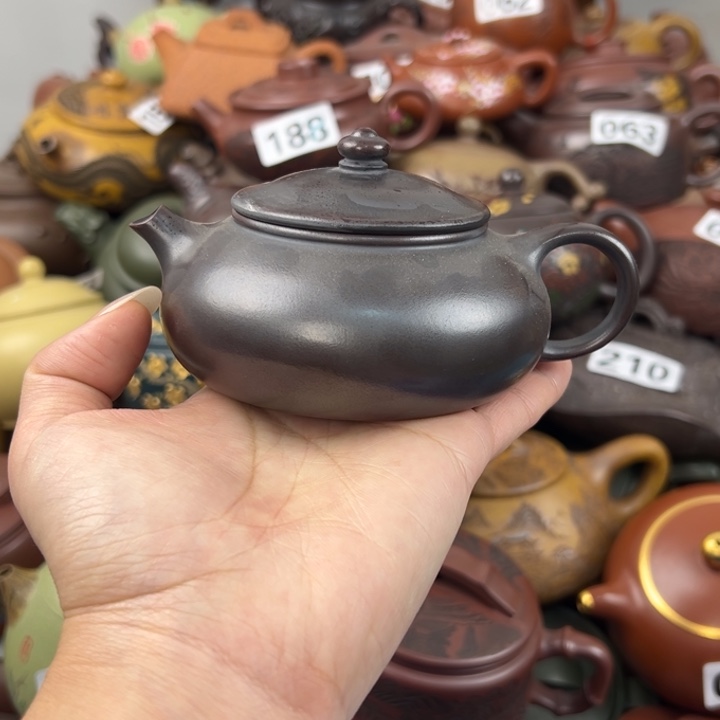 紫砂茶壶里面底裂