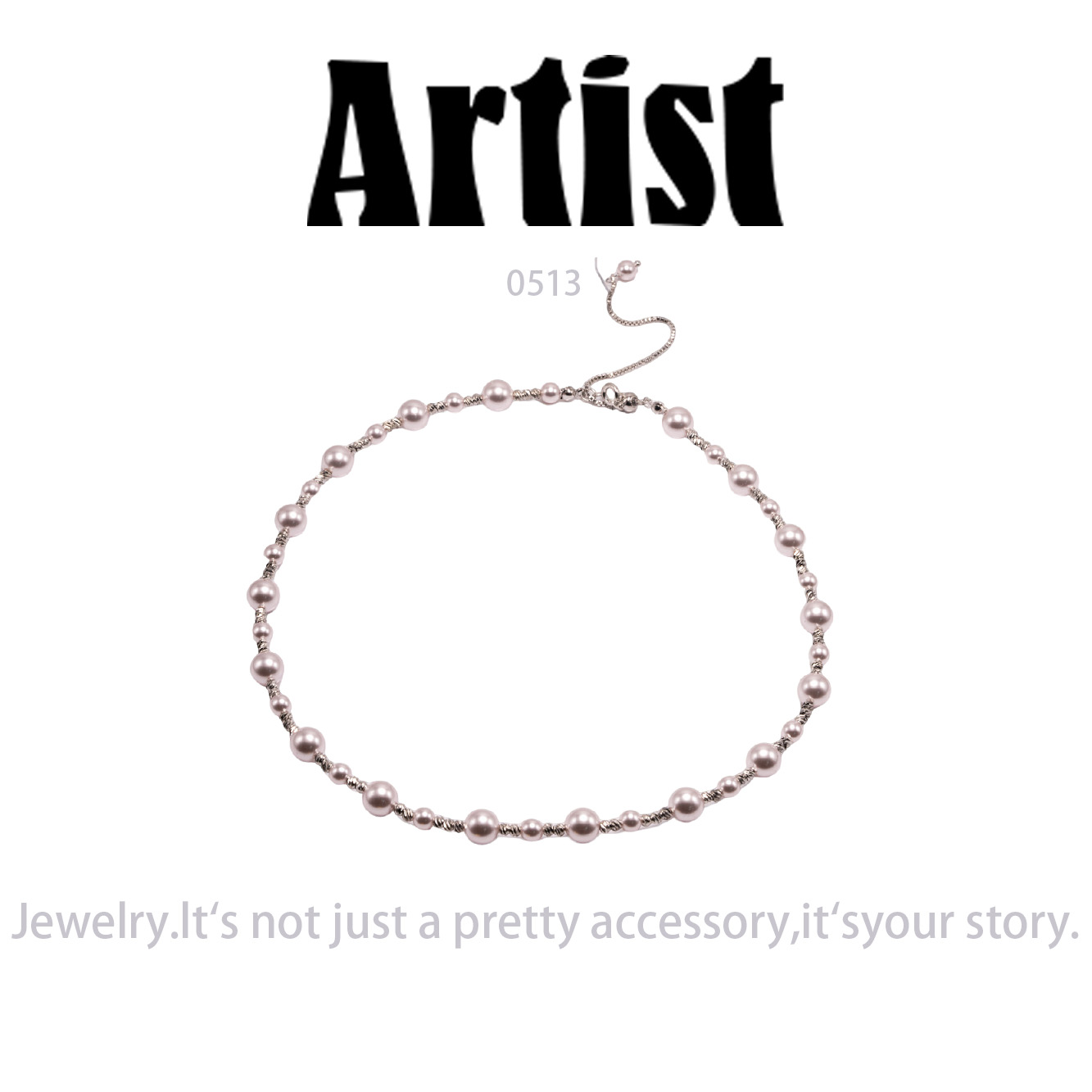 铜合金项链 时尚百搭轻奢设计师项链~0513