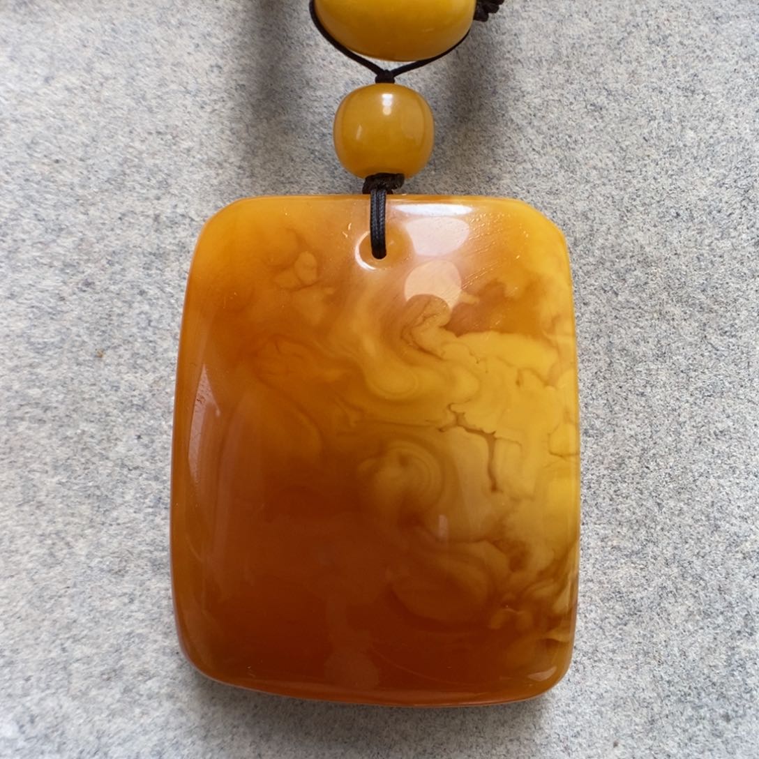 未镶嵌颈饰蜜蜡蜜蜡