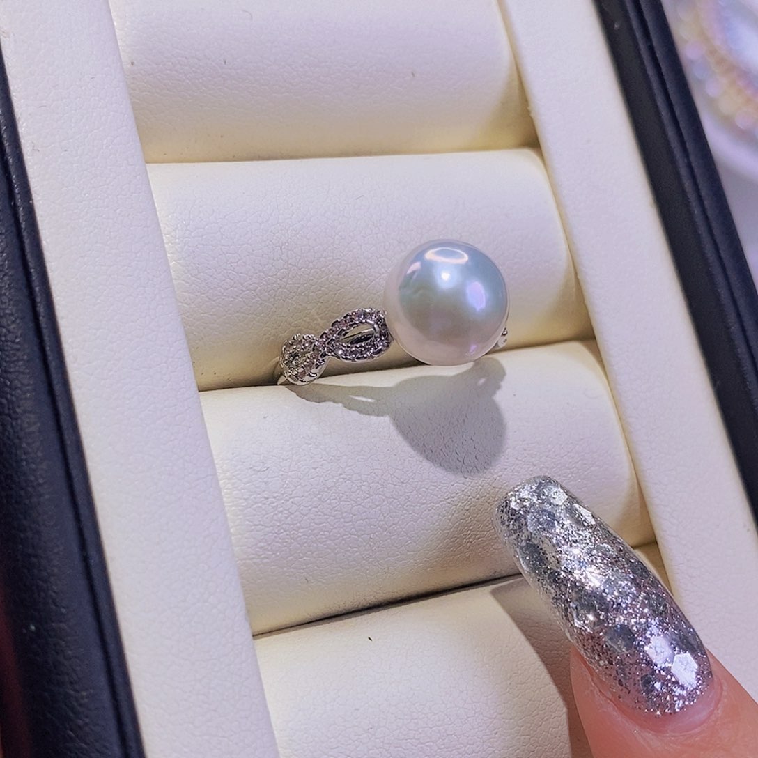戒指合金淡水珍珠