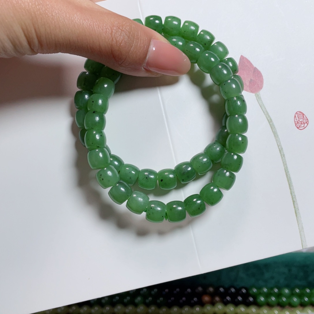 和田玉手链未镶嵌多样性拍一发一