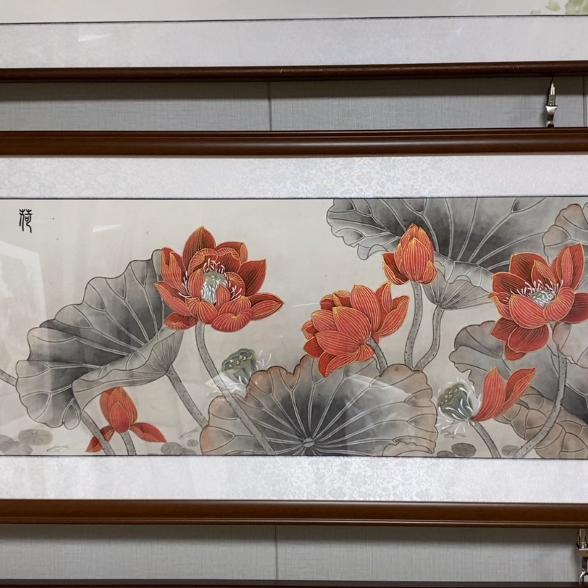 【闪购商品】国画手绘国画工笔带框