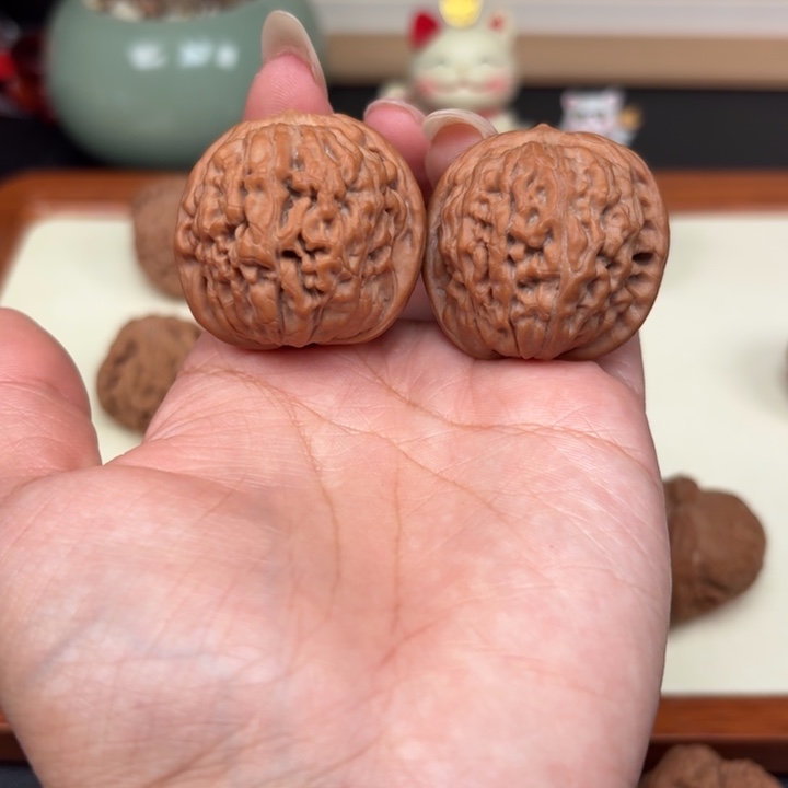 把件文玩核桃全品莲花36