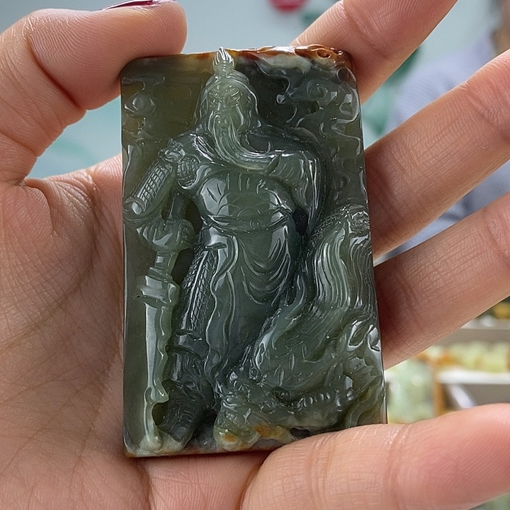 透闪石质玉挂件未镶嵌?***?