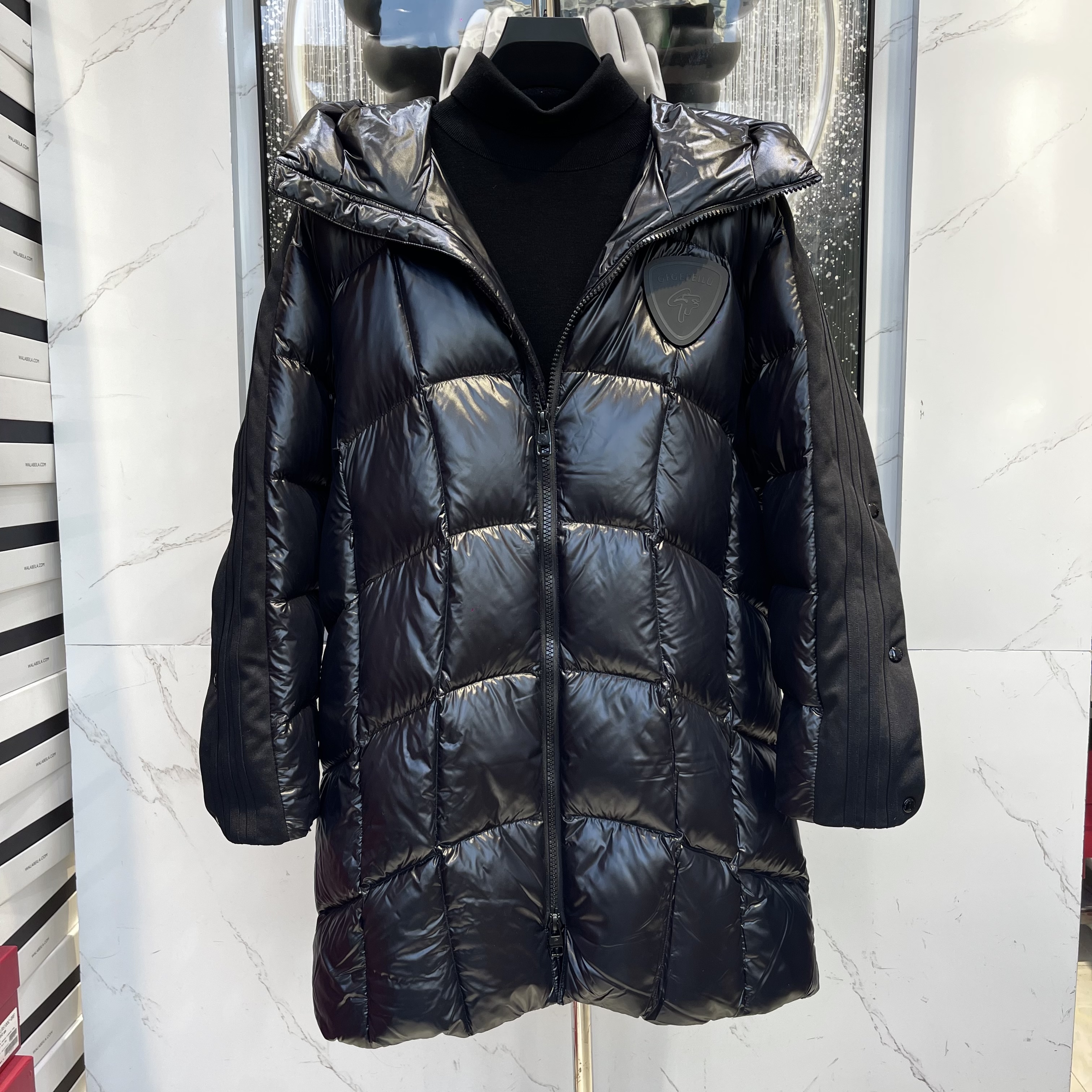 【GF羽绒服】冬季新款潮流男士轻奢羽绒时尚保暖厚长款GFL5406863