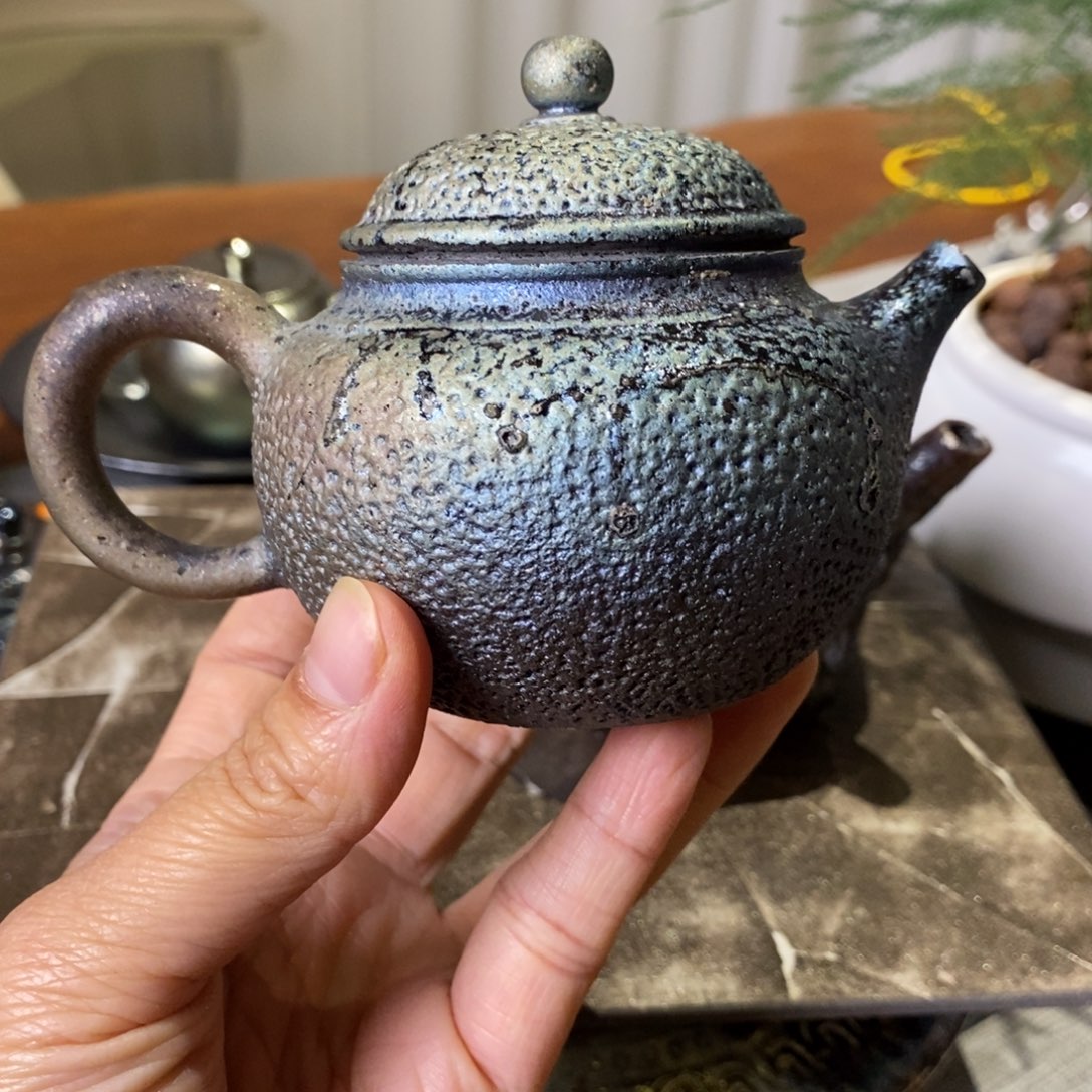 皓***空杯建水紫陶柴烧茶器
