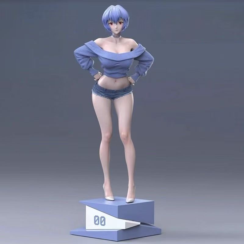 XH夏日女友学妹绫凌波丽福音战士二次元美少女动漫GK手办模型摆件