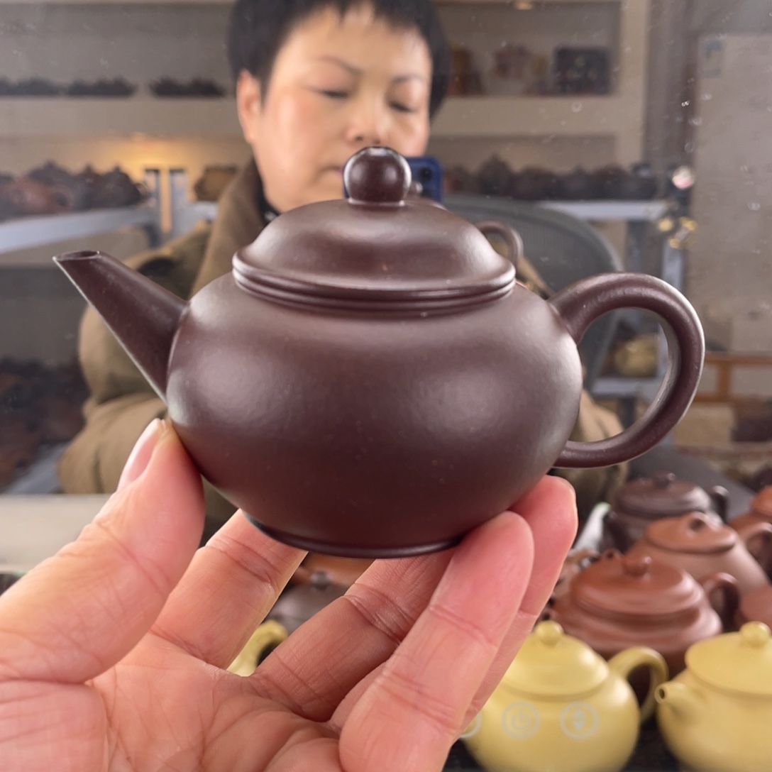 茶壶紫砂大水潭底槽清手磨料水平100cc