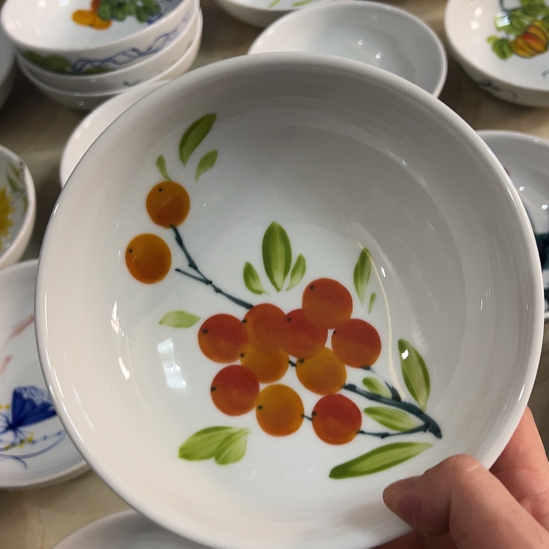 瓷片景德镇陶瓷手工手绘制作