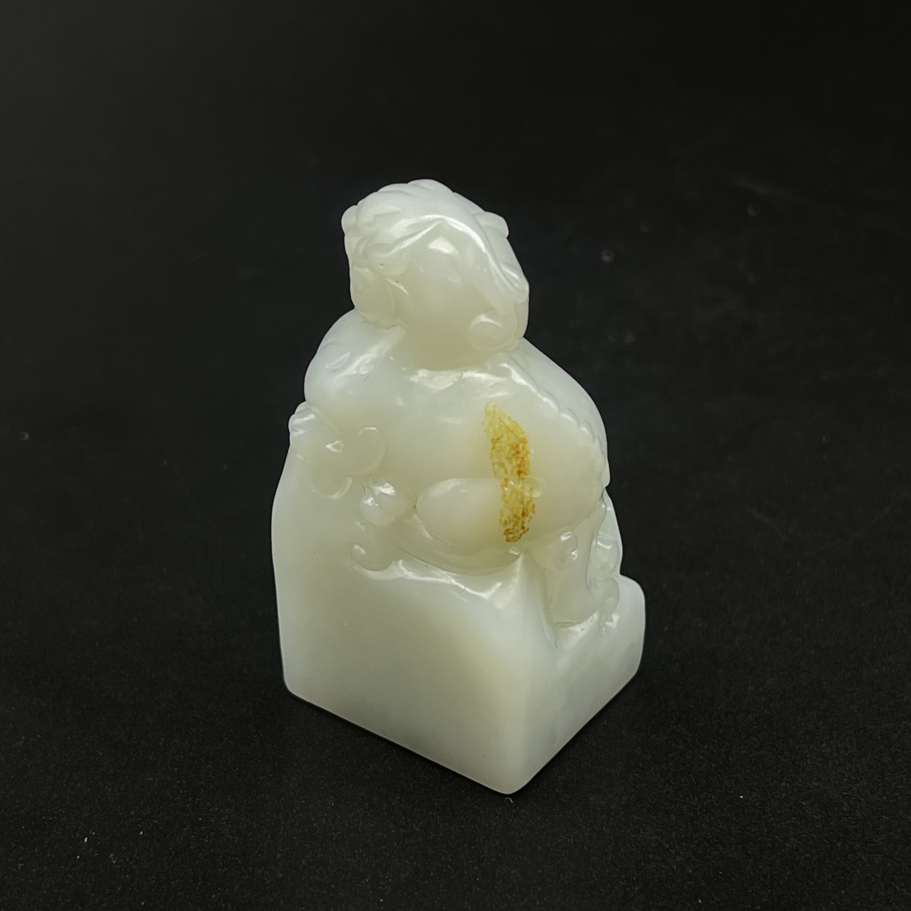 《清代》和田玉瑞兽印章  山东文物商店泰运 ZZXCEH593426