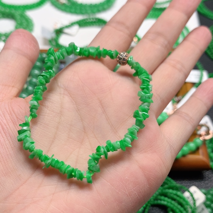 翡翠未镶嵌手链翡翠