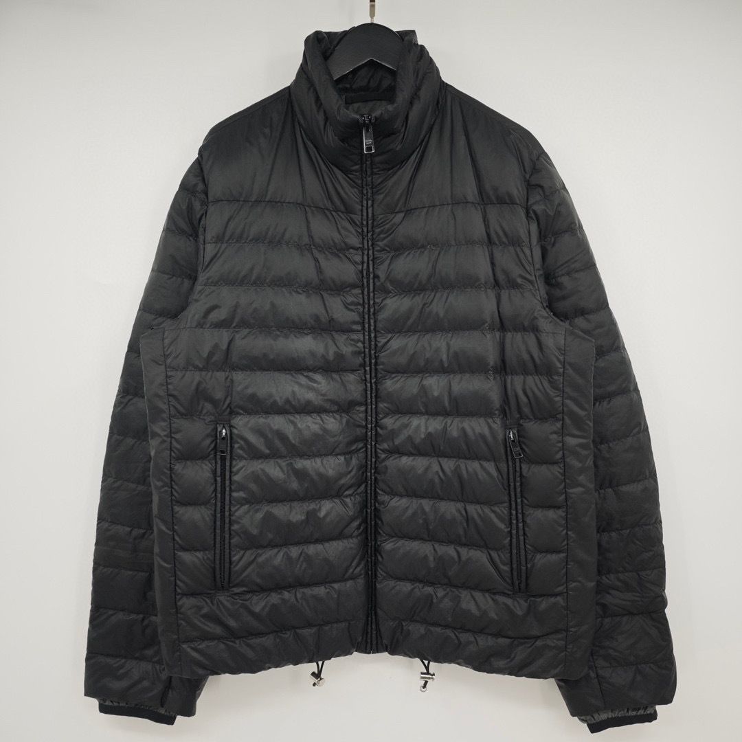 99新 Prada/普拉达 背后胶牌三角标羽绒服 48
