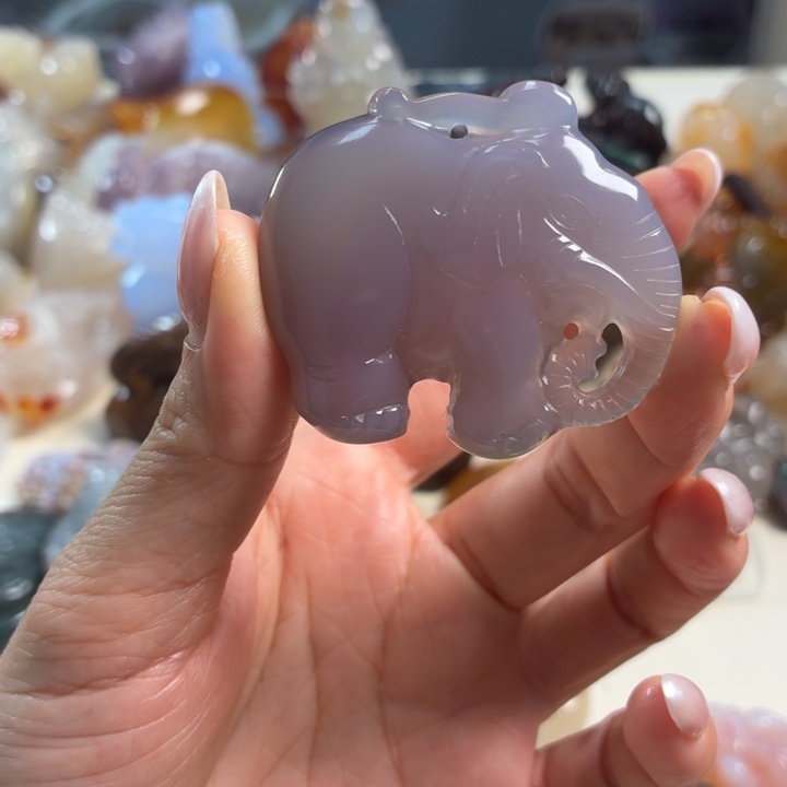 未镶嵌吊坠(不含链)玛瑙/玉髓