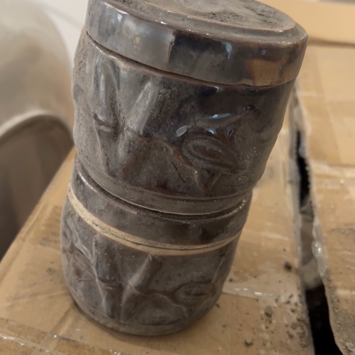 库存尾货蛐蛐罐一对完美勿拍