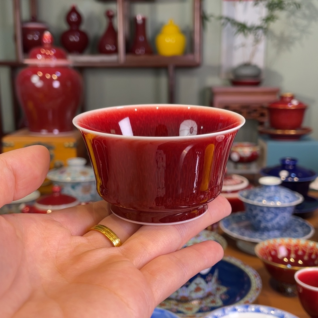 神****?清欢雅玩原矿郎红福利马蹄杯