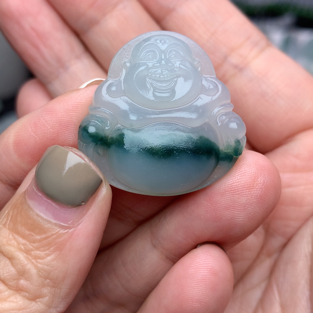 未镶嵌定制翡翠南**娘佛公