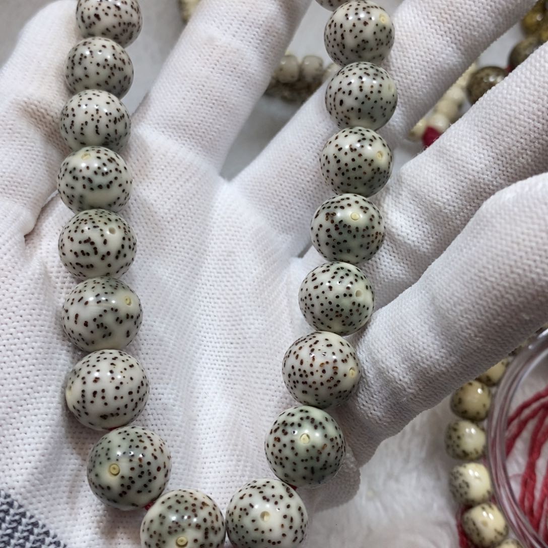 星月菩提手串晚**鱼青花瓷13圆