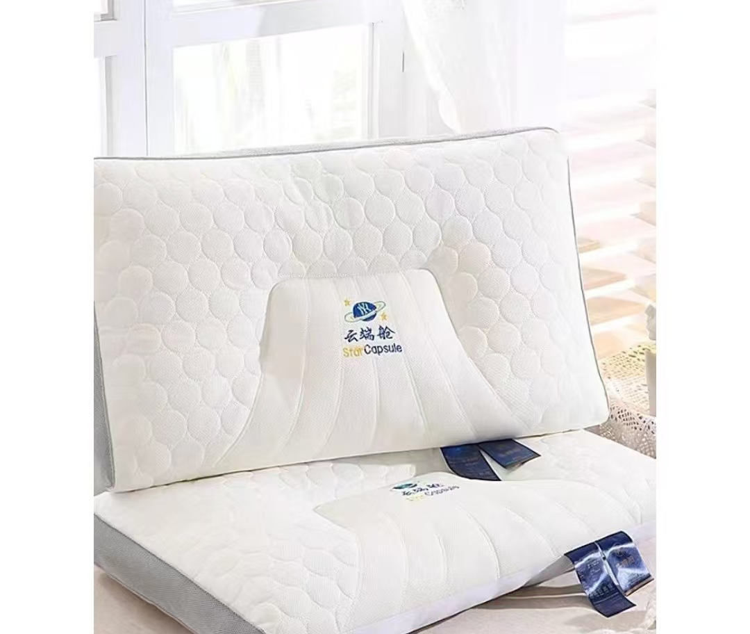 泰国天然绗缝枕头护颈枕