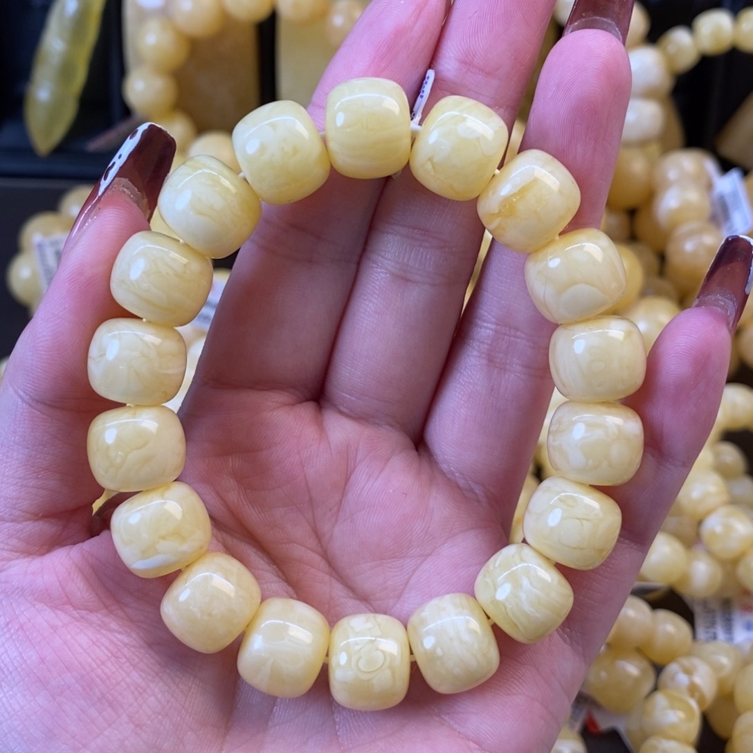 蜜蜡裸石未镶嵌虎皮老型12