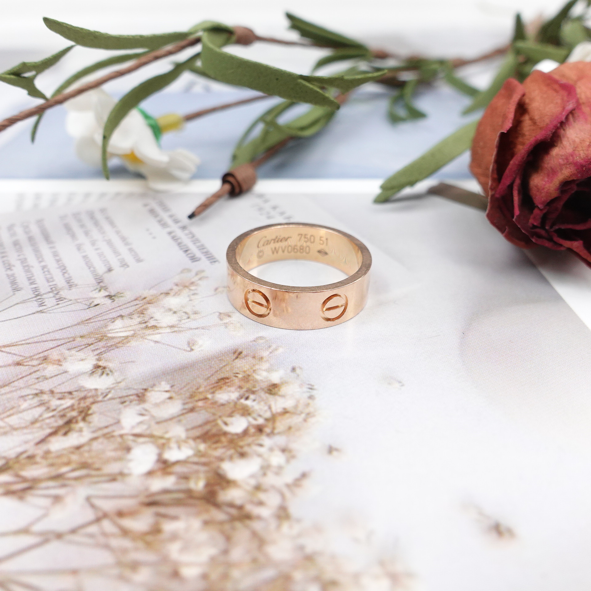 99新 Cartier/卡地亚 /戒指/T10319227