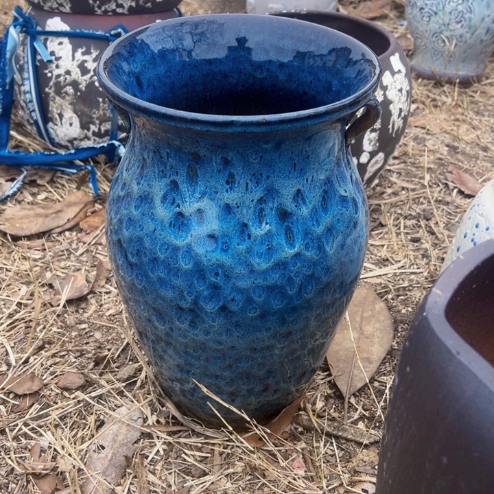 紫砂花盆高度32口20