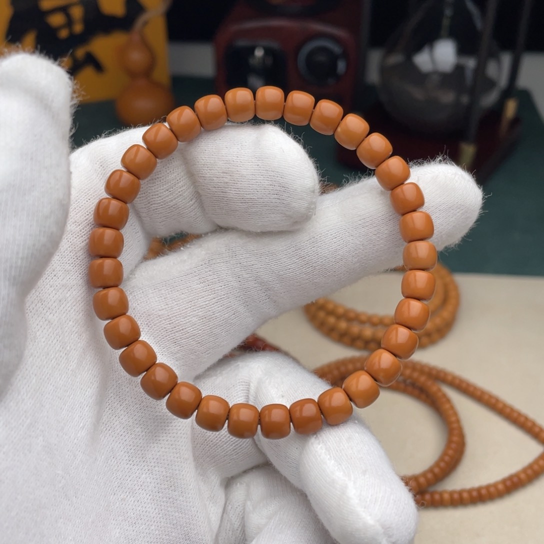 橄榄核手串老挝核核尖手串