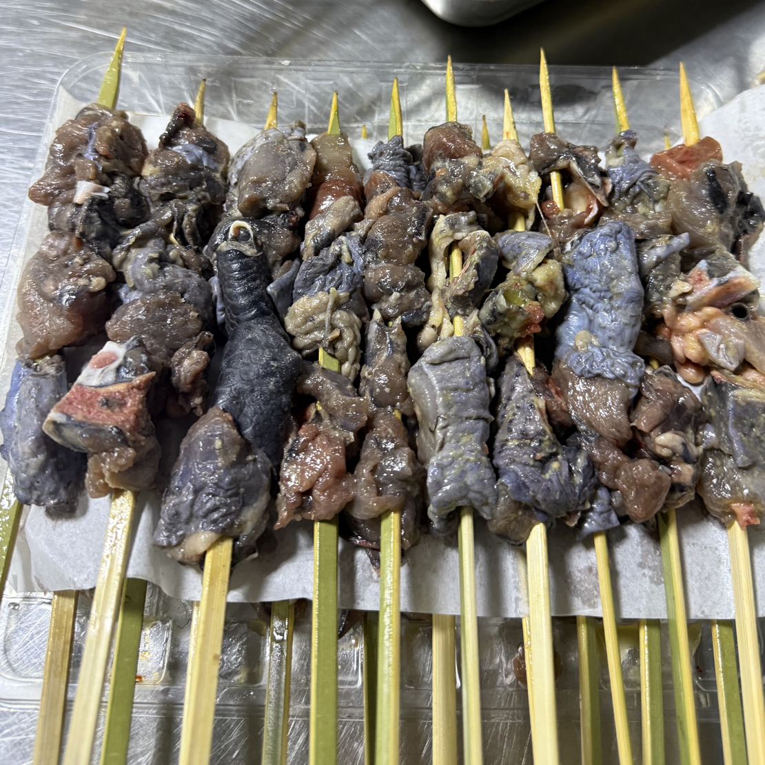 藤椒乌鸡肉串20串/袋