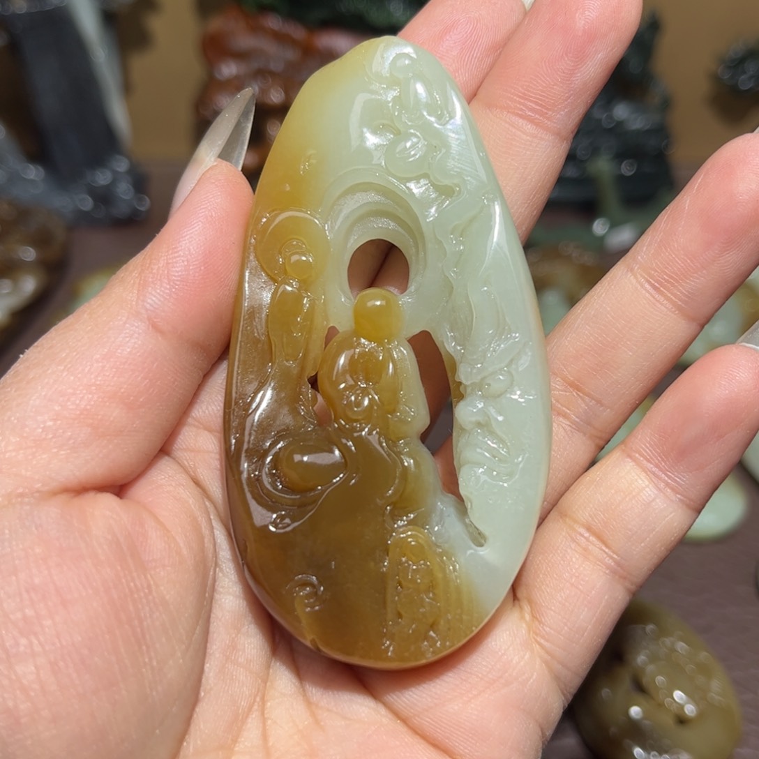 和田玉挂件未镶嵌