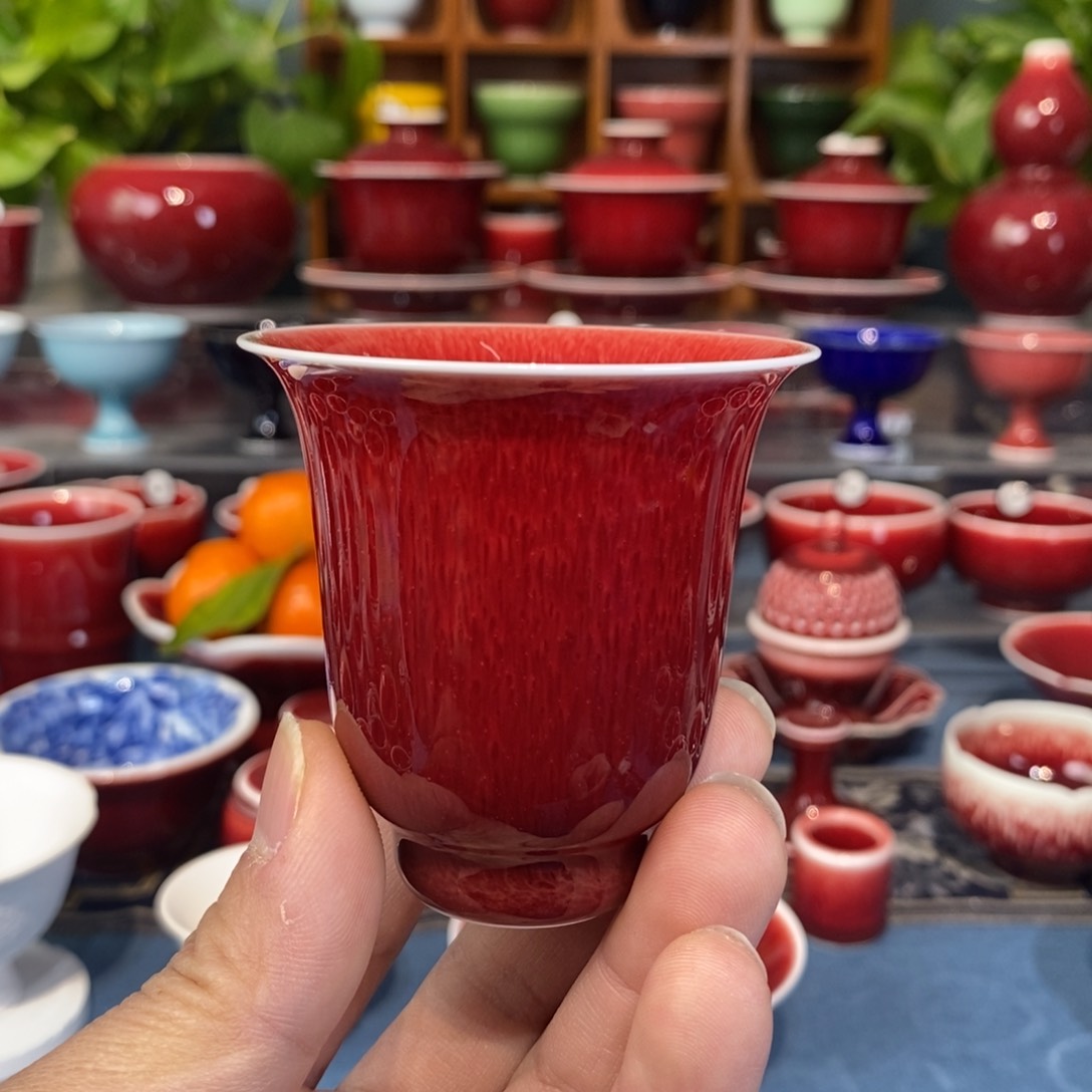 手工原矿朗红，福利微瑕杯