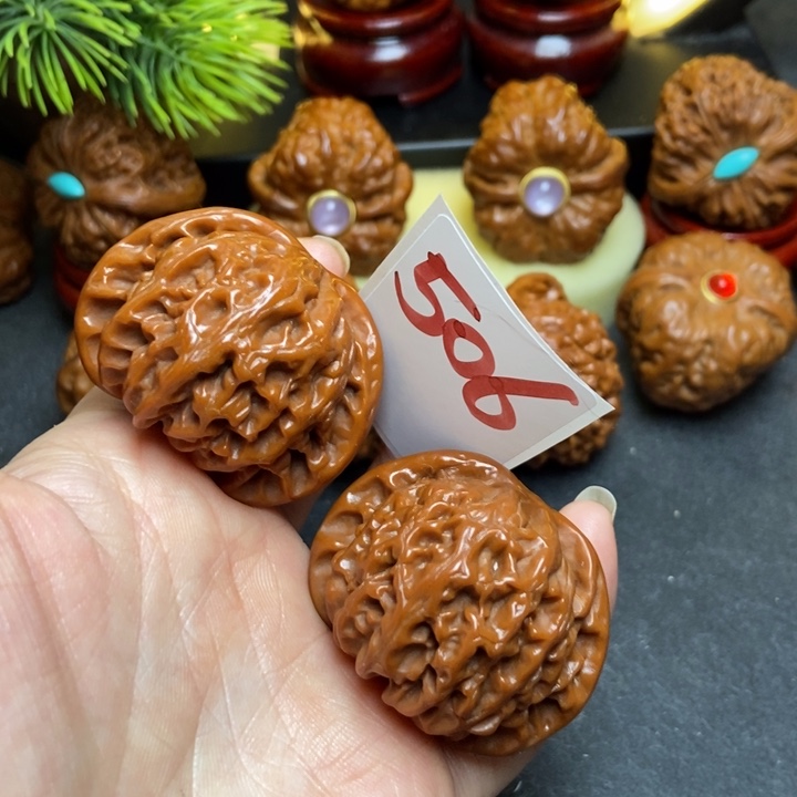 文玩核桃把件42宫灯506