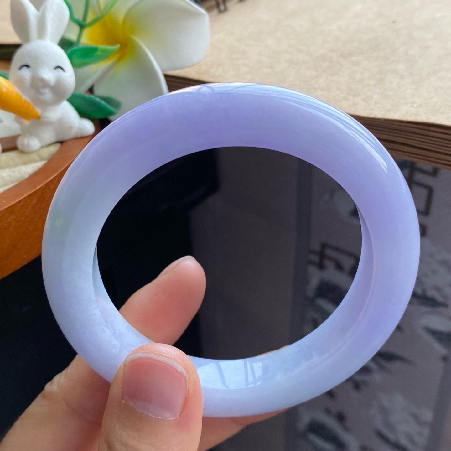 02.29批正圈紫镯1228号56.2-11.7-10.5 仙气飘飘的紫色！天然翡翠