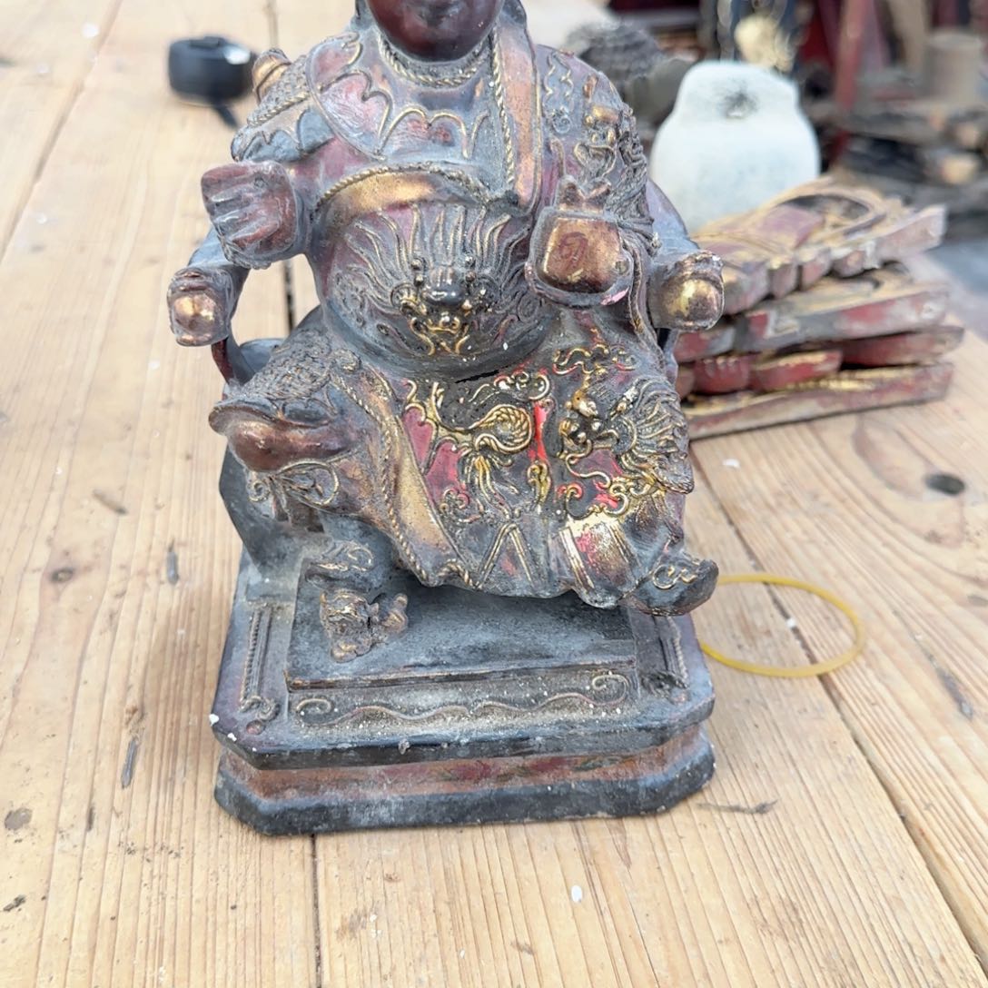 香榧木南****馆木雕摆件工创意