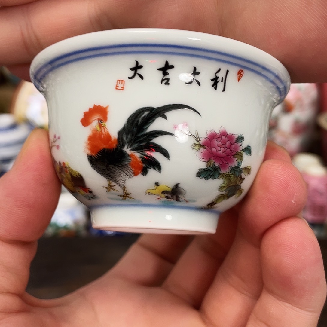 摆件/////景德镇陶瓷杯子。