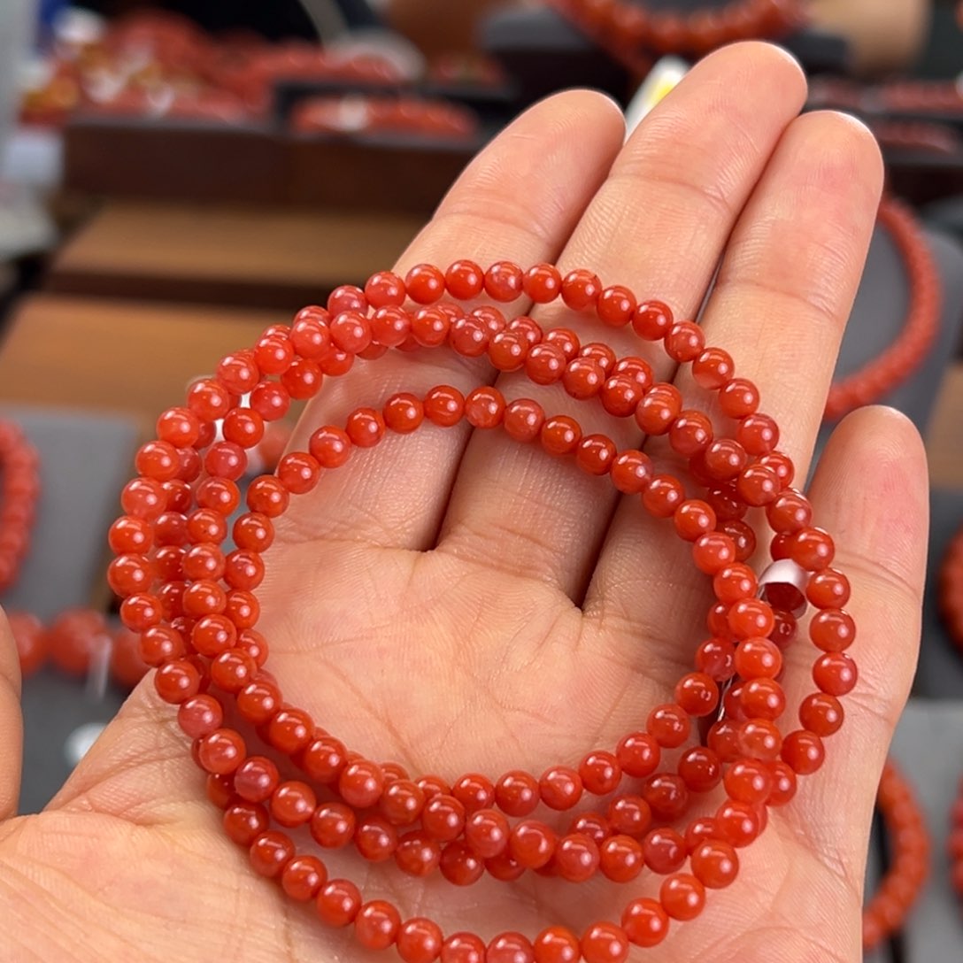 手串未镶嵌南红玛瑙4mm
