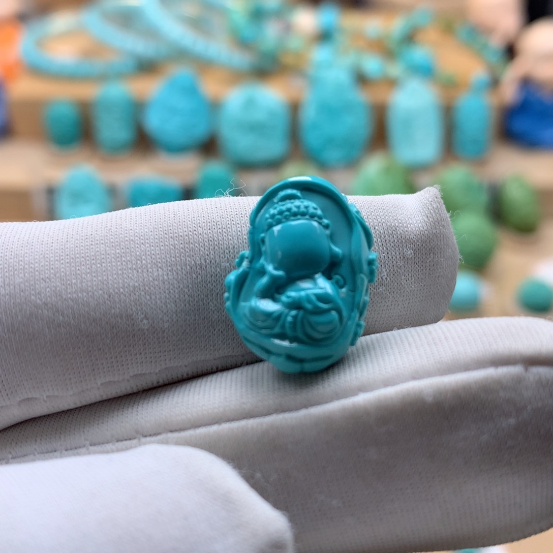 绿松石珠宝奇石未镶嵌