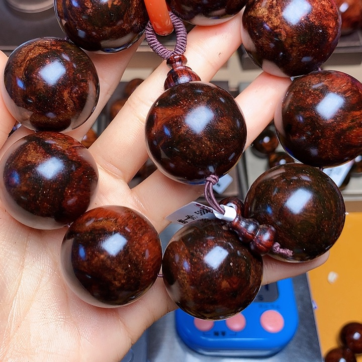 花梨木类手串/手链施****…老挝花梨风化料土埋料3.0