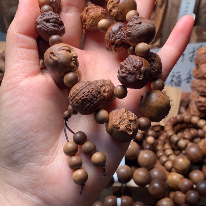 檀香木手串/手链老山檀香十八罗汉