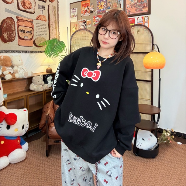 RUSHMOON【KT双色重磅加绒加厚卫衣】