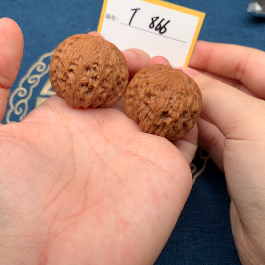 文玩核桃吊坠37正磨 866