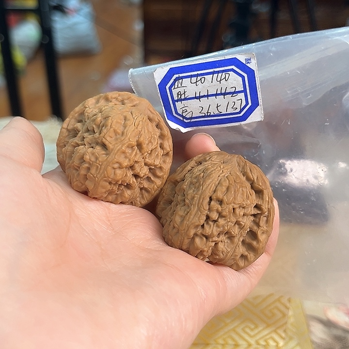 文玩核桃把件赵喜满南将石