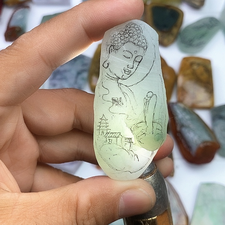 未镶嵌定制翡翠天然翡翠包工