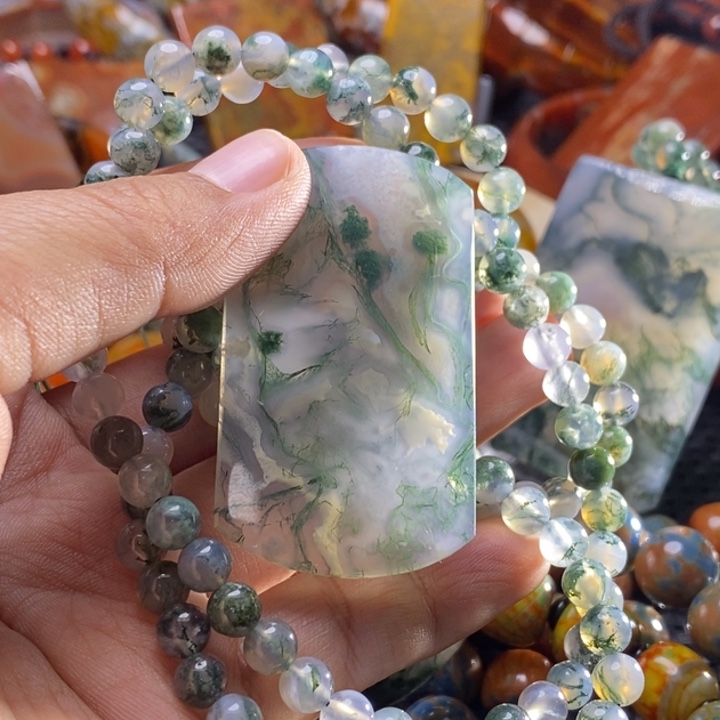 三***ㅤ玛瑙/玉髓未镶嵌颈饰