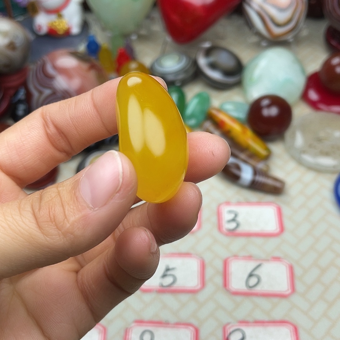 番***蛋玛瑙/玉髓合金颈饰