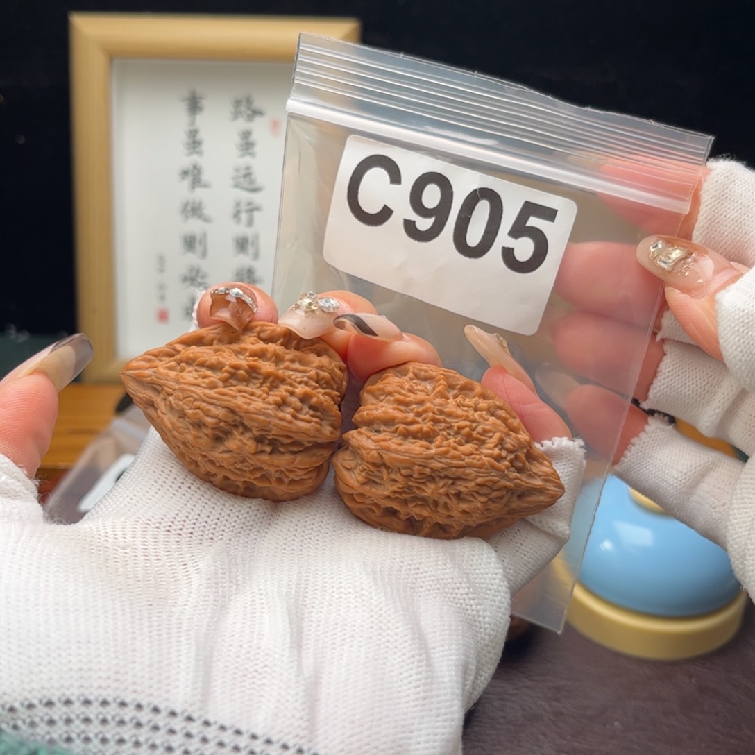 把件文玩核桃33塔尖c905