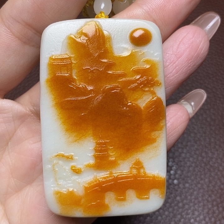 和田玉颈饰未镶嵌