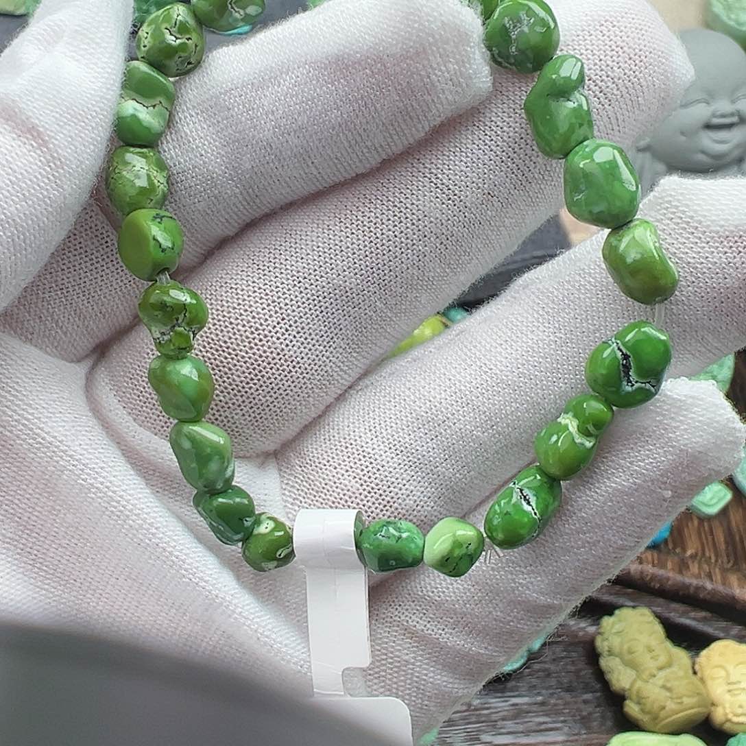 绿松石菜籽黄绿松石z未镶嵌