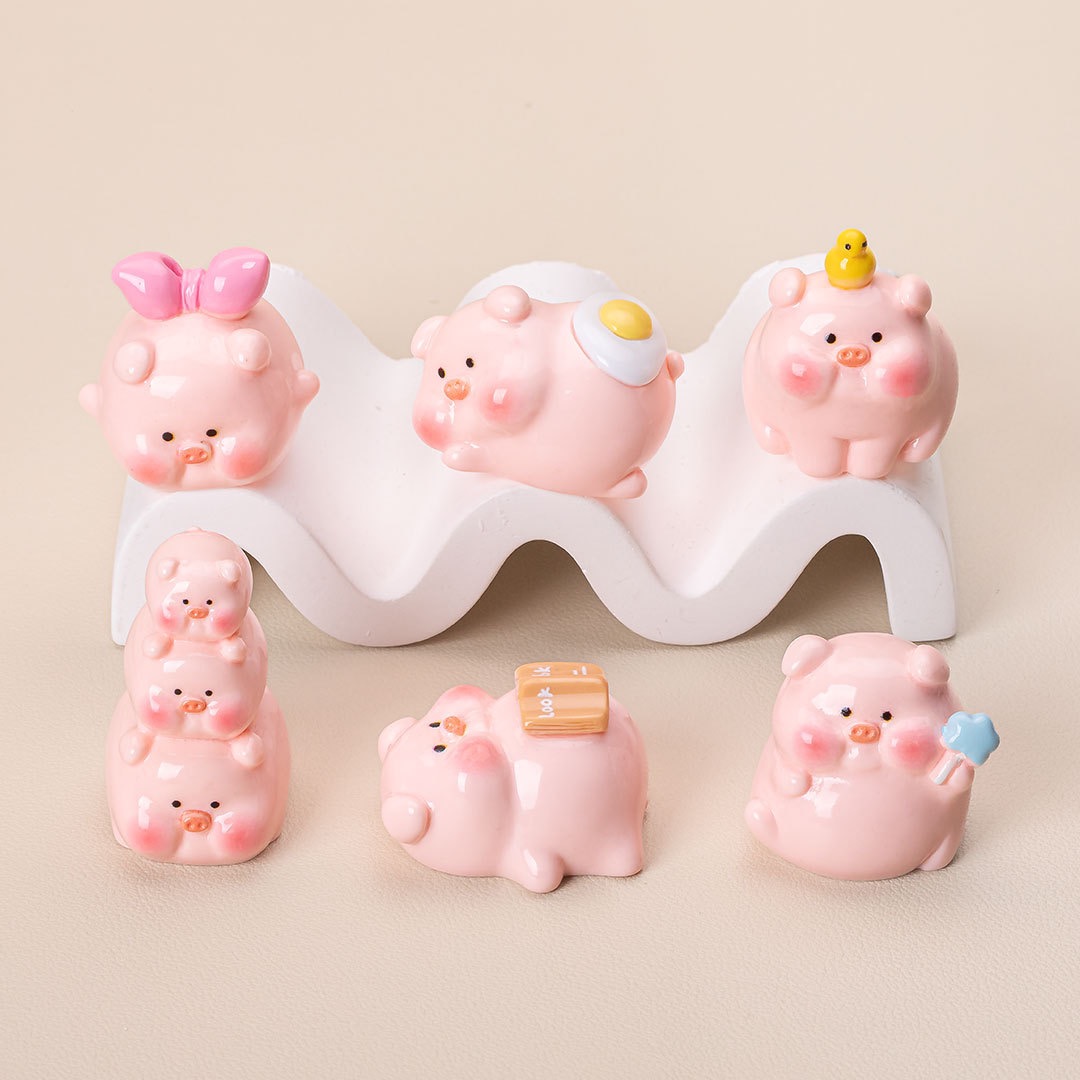 「中号叠叠猪」DIY摆件