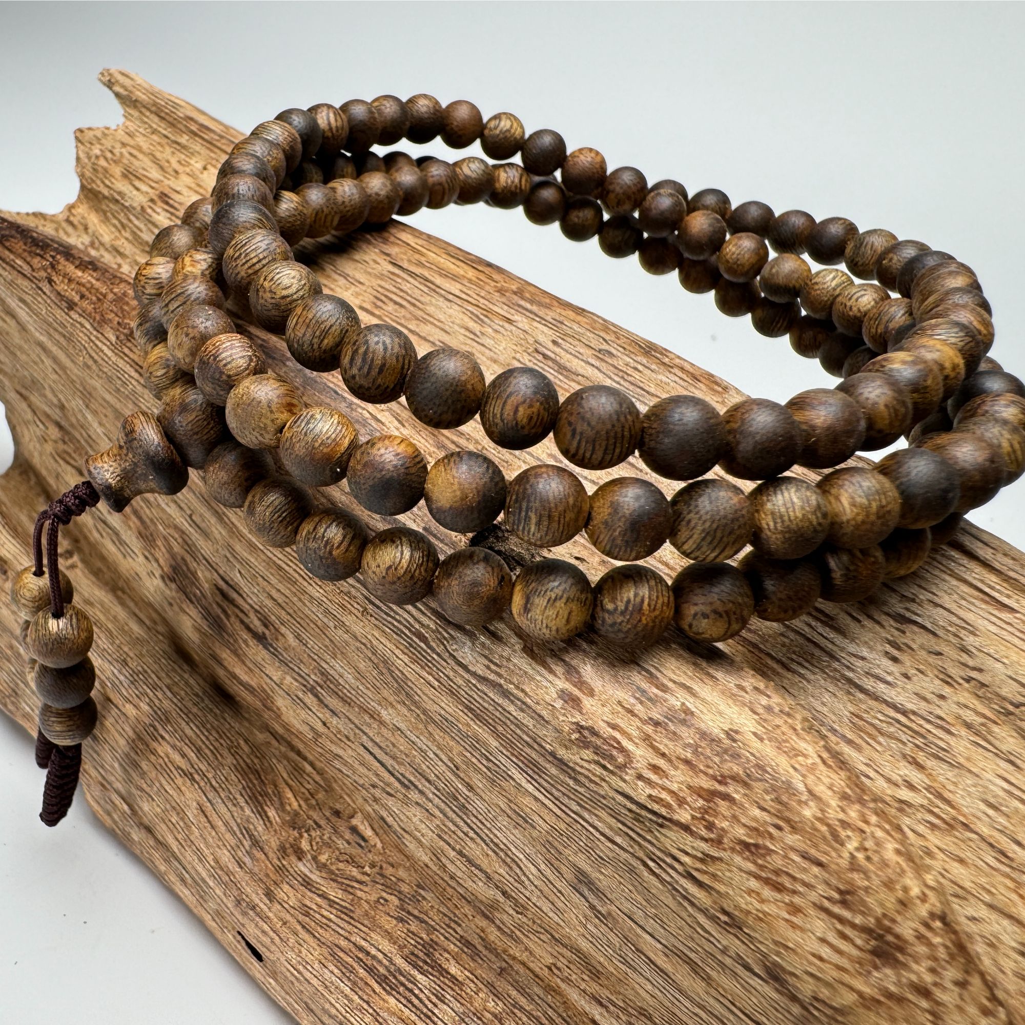 沉香海南沉香棋楠0.6规格圆珠多圈九九分沉13克+